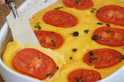 Polenta s paradižnikom